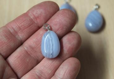 Anhänger Chalcedon mit 925er Silberöse