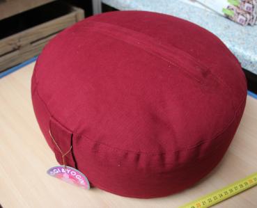 Preview: Meditationskissen Blume des Lebens Farbe rot/silber Preview: Meditationskissen Blume des Lebens Farbe rot/silber