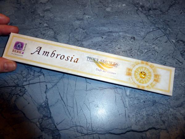 Holy Smokes AMBROSIA Räucherstäbchen Duft der Götter 10g